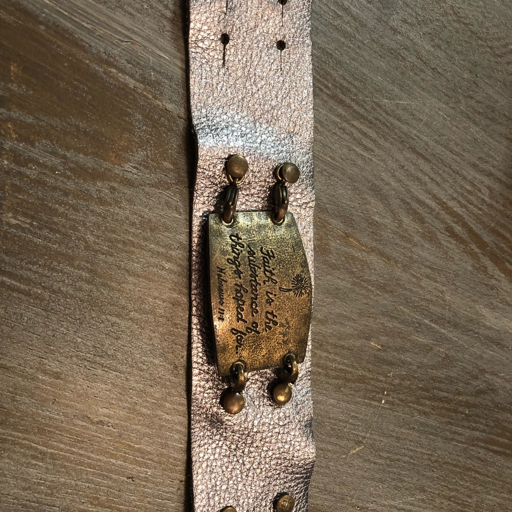 Soft leather bracelet